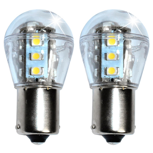 HQRP Headlight LED Bulb 2-Pack for John Deere Tractors 5200-5500, Model 887774405201705, 2 Count